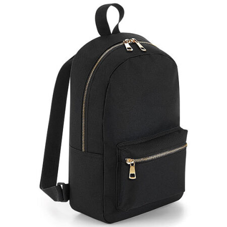 Metallic Zip Mini Backpack