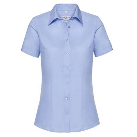 Ladies` Short Sleeve Tailored Coolmax® Shirt